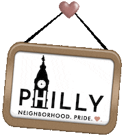 becausephillyislove love pride philly northphilly Sticker
