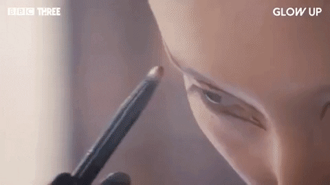 Glow Up Make-Up GIF by BBC Three