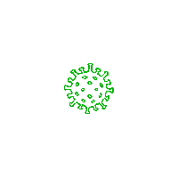 alimelloart stop coronavirus corona virus Sticker