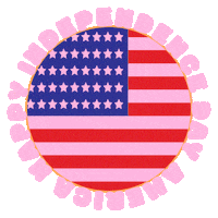 4Th Of July Celebration Sticker by TEASOM