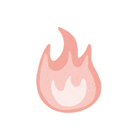 Fire Explore Sticker by Heygo