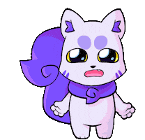 Cat Fall Sticker by Lucky Kat Studios