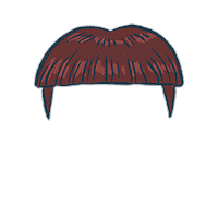 Hair Beard Sticker by Harrys