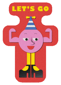 Lets Go Fun Sticker