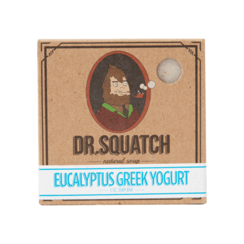 Greek Yogurt Clay Sticker by DrSquatchSoapCo