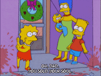 scared bart simpson GIF
