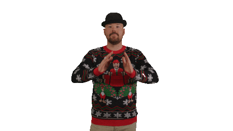 Dr Peacock Christmas Sticker by DVTD MGMT