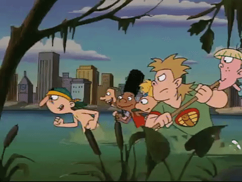 hey arnold nicksplat GIF
