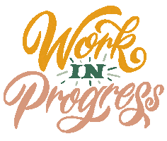 work in progress Sticker