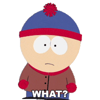 Stan Marsh What Sticker by South Park