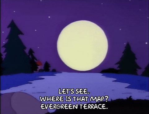 Season 4 Moon GIF by The Simpsons