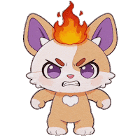 Cat Love Sticker by Debellum