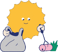 sun ocean Sticker by HoldNorgeRent