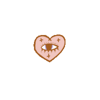 Heart Eye Sticker