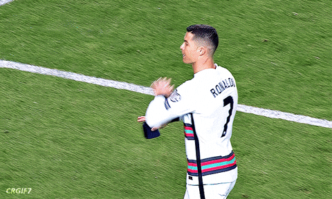 Angry Cristiano Ronaldo GIF