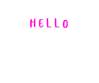 Hello Sticker
