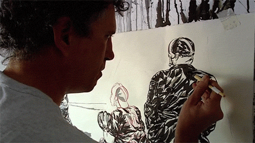 contemporary art drawing GIF by Art21