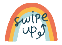cheyennebarton rainbow swipe up arrow swipe Sticker