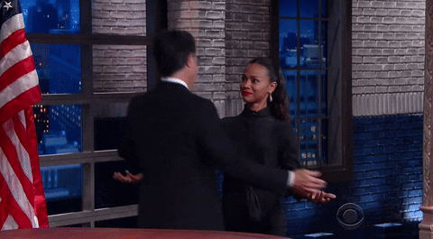 stephen colbert kiss GIF by The Late Show With Stephen Colbert