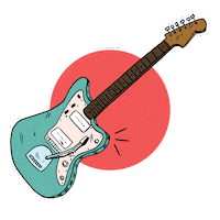 Festival Guitar Sticker