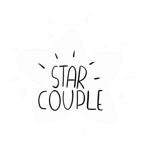 Star Couple Sticker