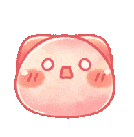 TONESHIEEE pink orange spa neko Sticker