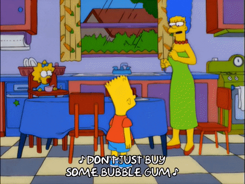 happy bart simpson GIF