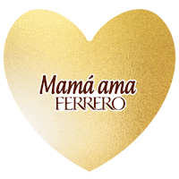 Ferrero_PR heart mom gold mother Sticker