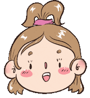 Happy Girl Sticker