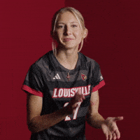 Womens Soccer Go Cards GIF by Louisville Cardinals
