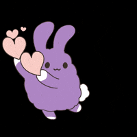 Japan Cute Bunny GIF by Moriusa