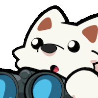 Dog Looking Sticker