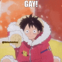 You Are Gay One Piece GIF