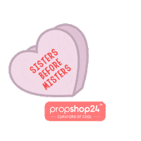 Valentine Sisters Sticker by PropShop24
