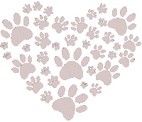 Heart Paw Sticker by Armyfordogs