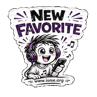 Favorite Song Sticker by International Society for Music Education