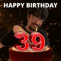 Happy 39Th Birthday GIF