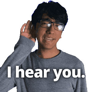 Understand I Hear You Sticker