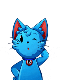 Bingo_Blitz cat thinking idea genius GIF
