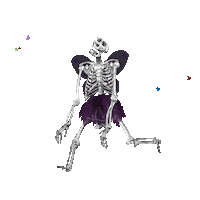 Happy Memento Mori Sticker by Kiszkiloszki