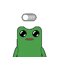 Turn On Leave Me Alone Sticker by fwogs