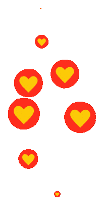 Coracoes Sticker