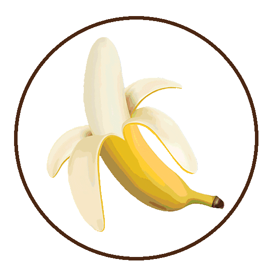 chocolate banana Sticker by HiLo