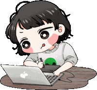 Artist Working Sticker