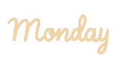 Days Of The Week Monday Sticker