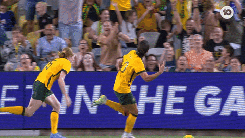 Excited Womens Soccer GIF by Football Australia