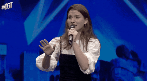 Feliz Canto GIF by Dominicana's Got Talent