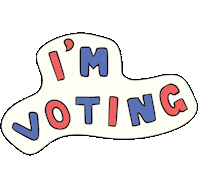 Voting Election Day Sticker by Martina Martian