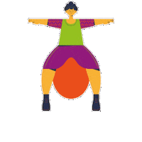 Bola Sticker by Dê+Dance