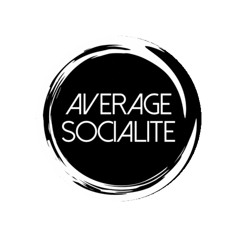 AverageSocialite average socialite averagesocialite Sticker